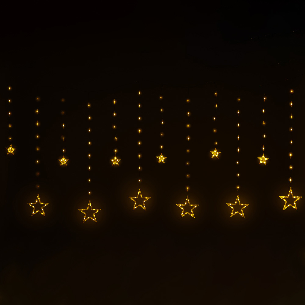 Wilko LED Stars Curtain Light Image 7