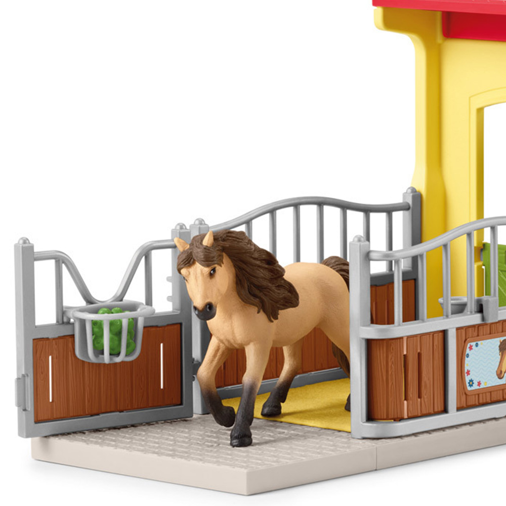Schleich Farm World Pony Box with Iceland Pony Stallion Toy Playset Image 2