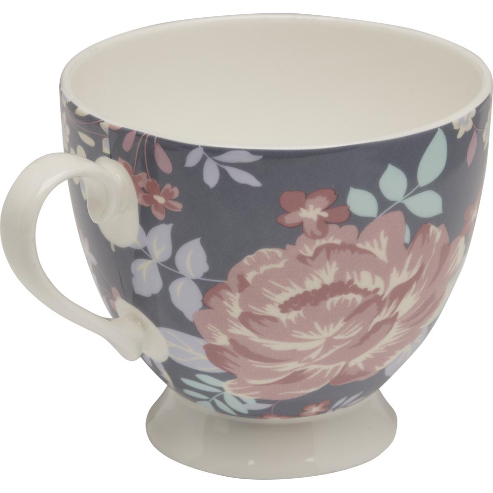 Wilko Floral Tea Cup Blue Image 5