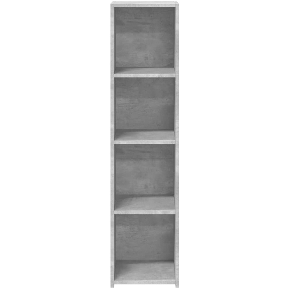 vidaXL 4 Shelf Concrete Grey Highboard Image 4