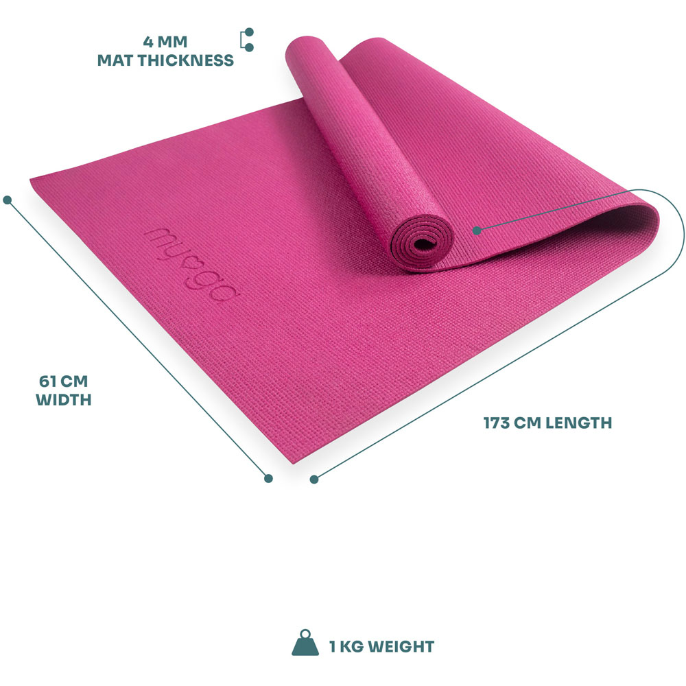 Myga Entry Level Plum Yoga Mat Image 4