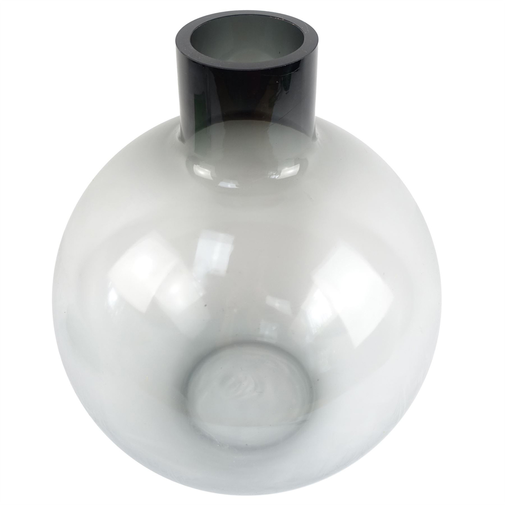 Botanik Smoke Grey Bottle Glass Vase 40cm Image 3