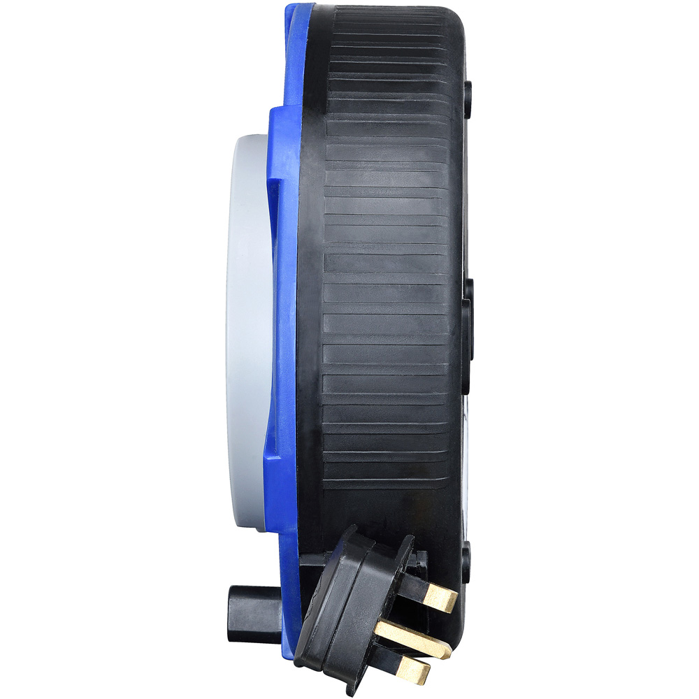 Masterplug Blue 10A 4 Socket Large Cassette Cable Reel 15m Image 6
