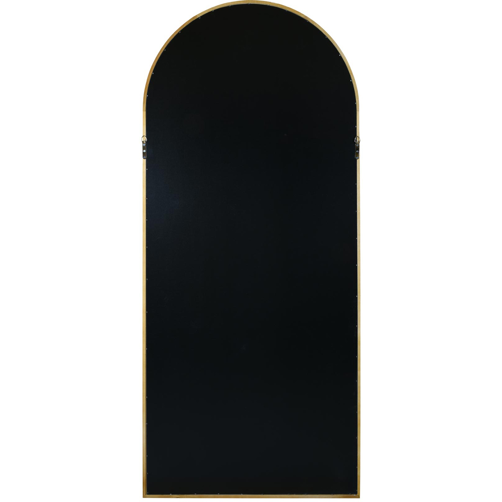 The Naturalis Solid Oak Framed Arched Leaner Wall Mirror 190 x 85cm Image 4