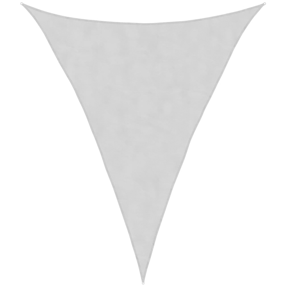 vidaXL Grey Triangular Sun Shade Sail 4.5 x 5 x 5m Image 1