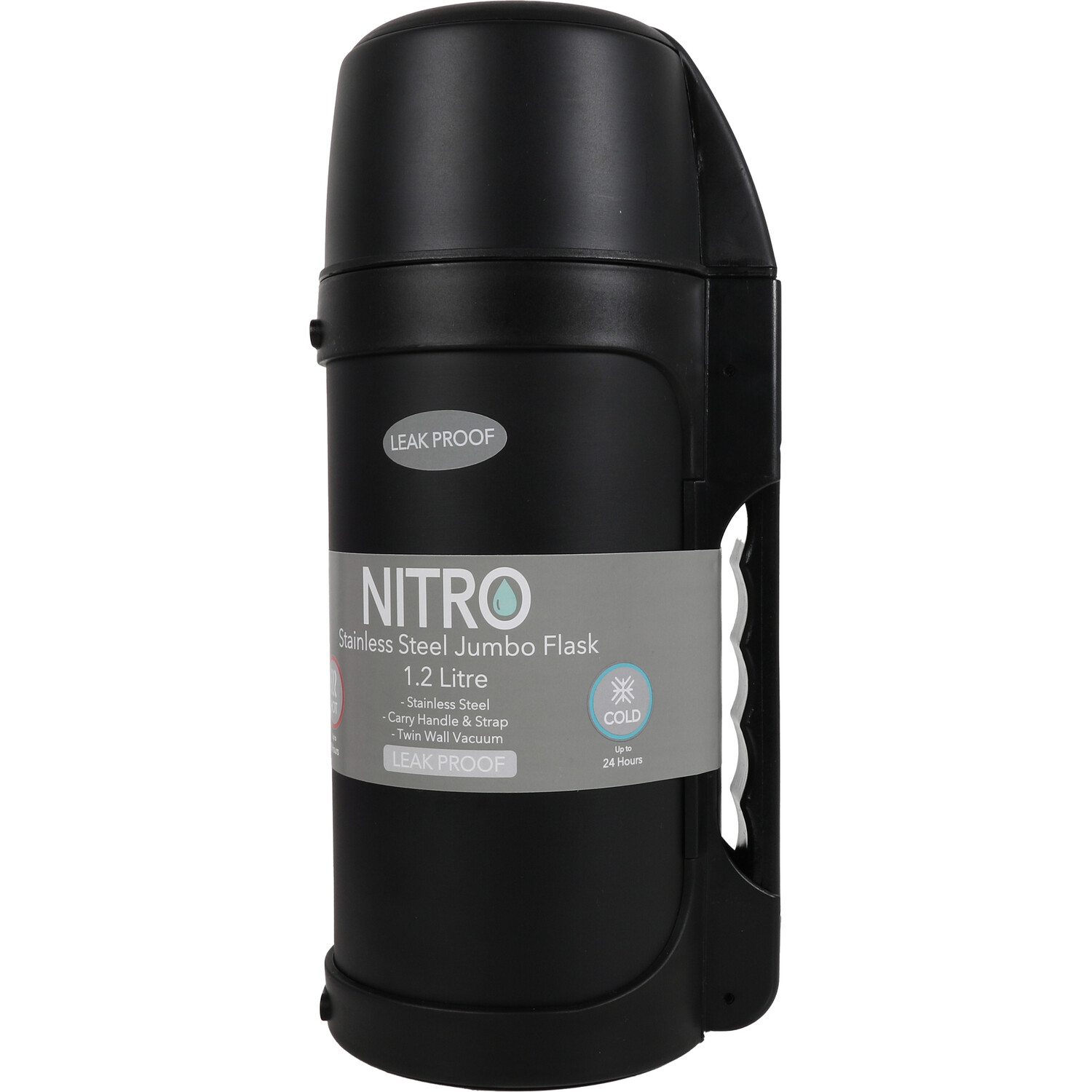 Nitro Black Jumbo Flask 1.2L Image 2