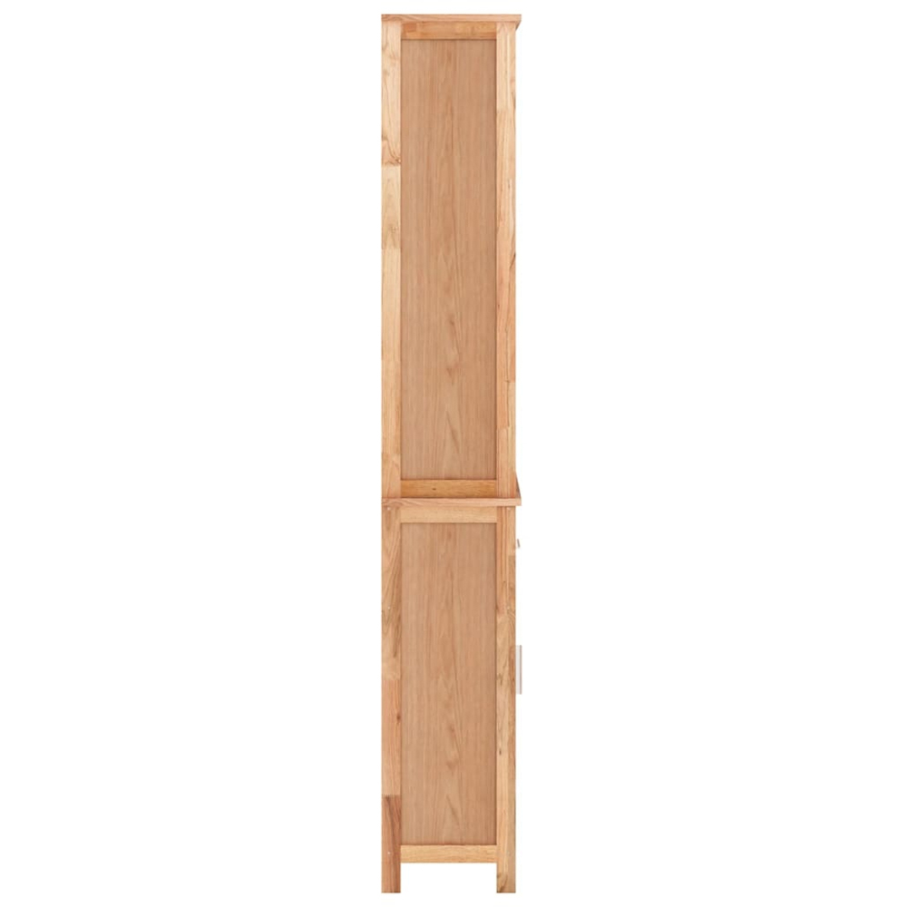 vidaXL Single Door Single Drawer 3 Shelf Bathroom Cabinet Image 5