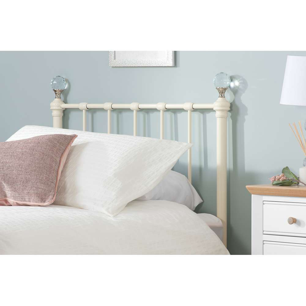 Jessica Single Cream Bed Image 5