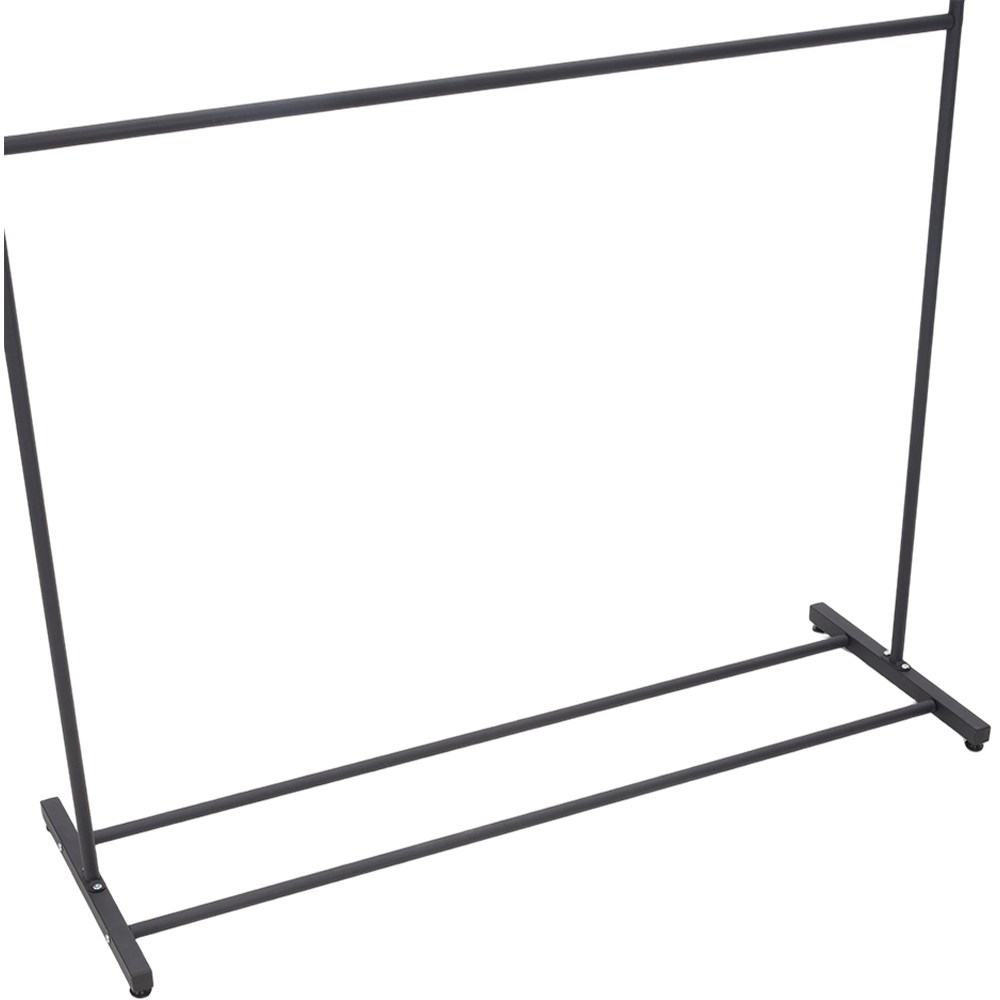 Living and Home 2-Tier Black Metal Clothing Rack 60 x 35 x 160cm Image 5