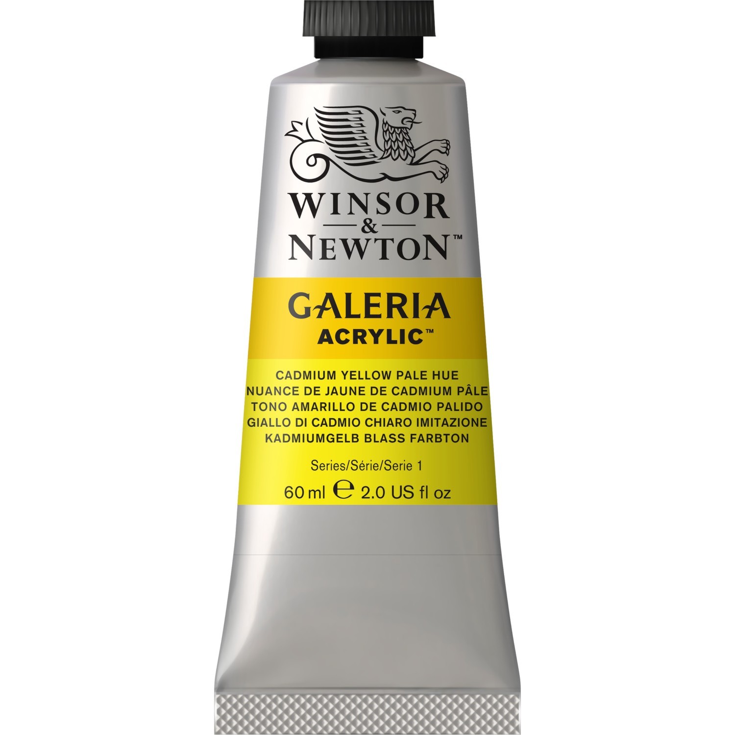 Winsor and Newton 60ml Galeria Acrylic Paint - Cadmium Pale Yellow Image 1