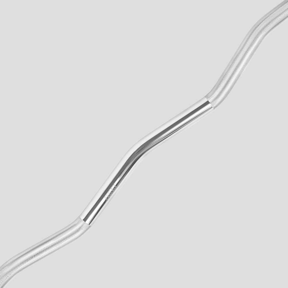 Phoenix Curved Olympic 2 inch Barbell Bar 4ft Image 2