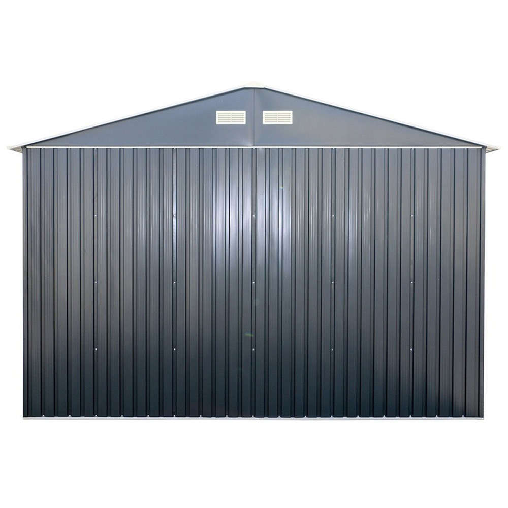 Sapphire 12 x 20ft Olympian Fronted Apex Metal Garage Image 3