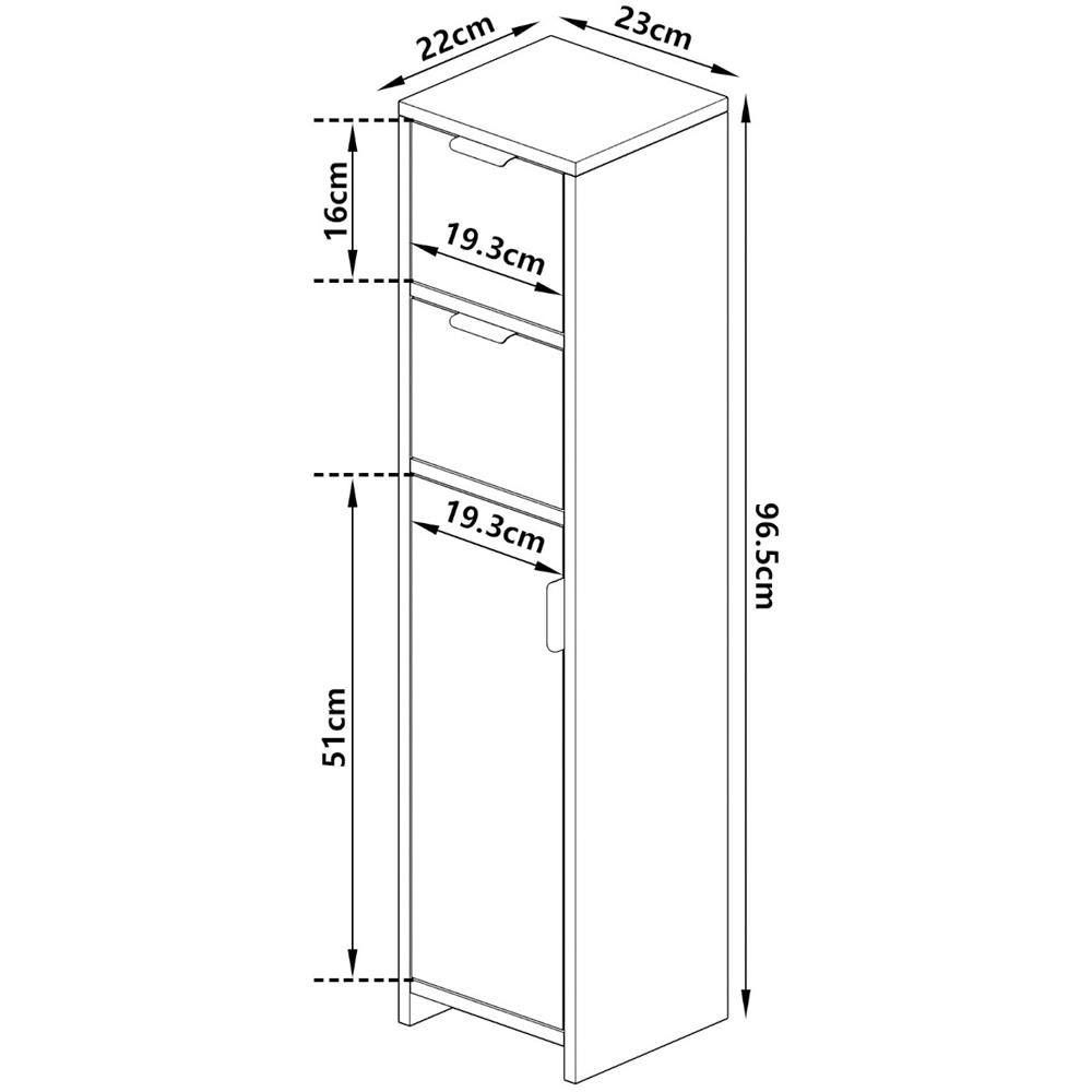 Marylebone Storage Cabinet Grey Image 4