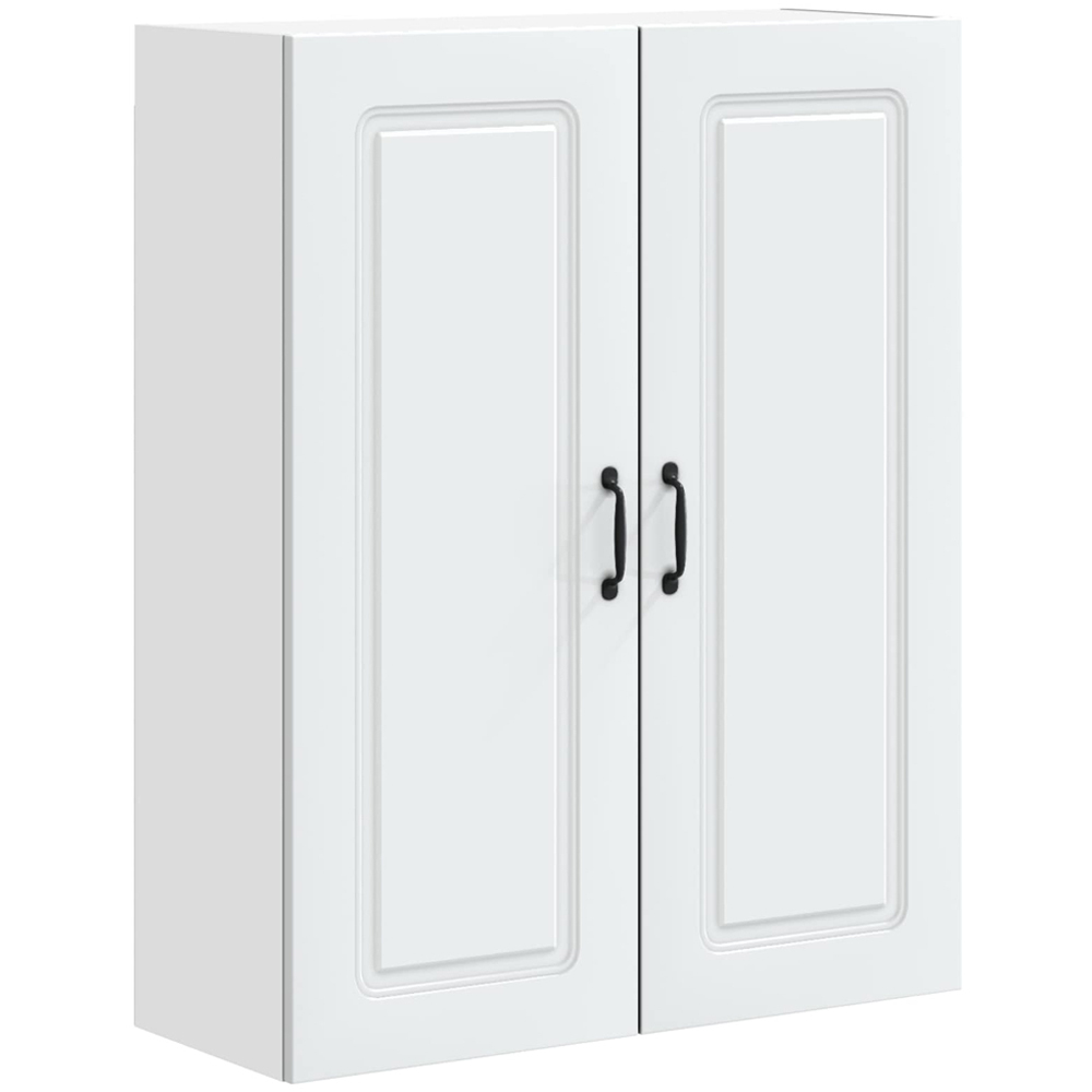 vidaXL 2 Door White Kitchen Wall Cabinet Image 2