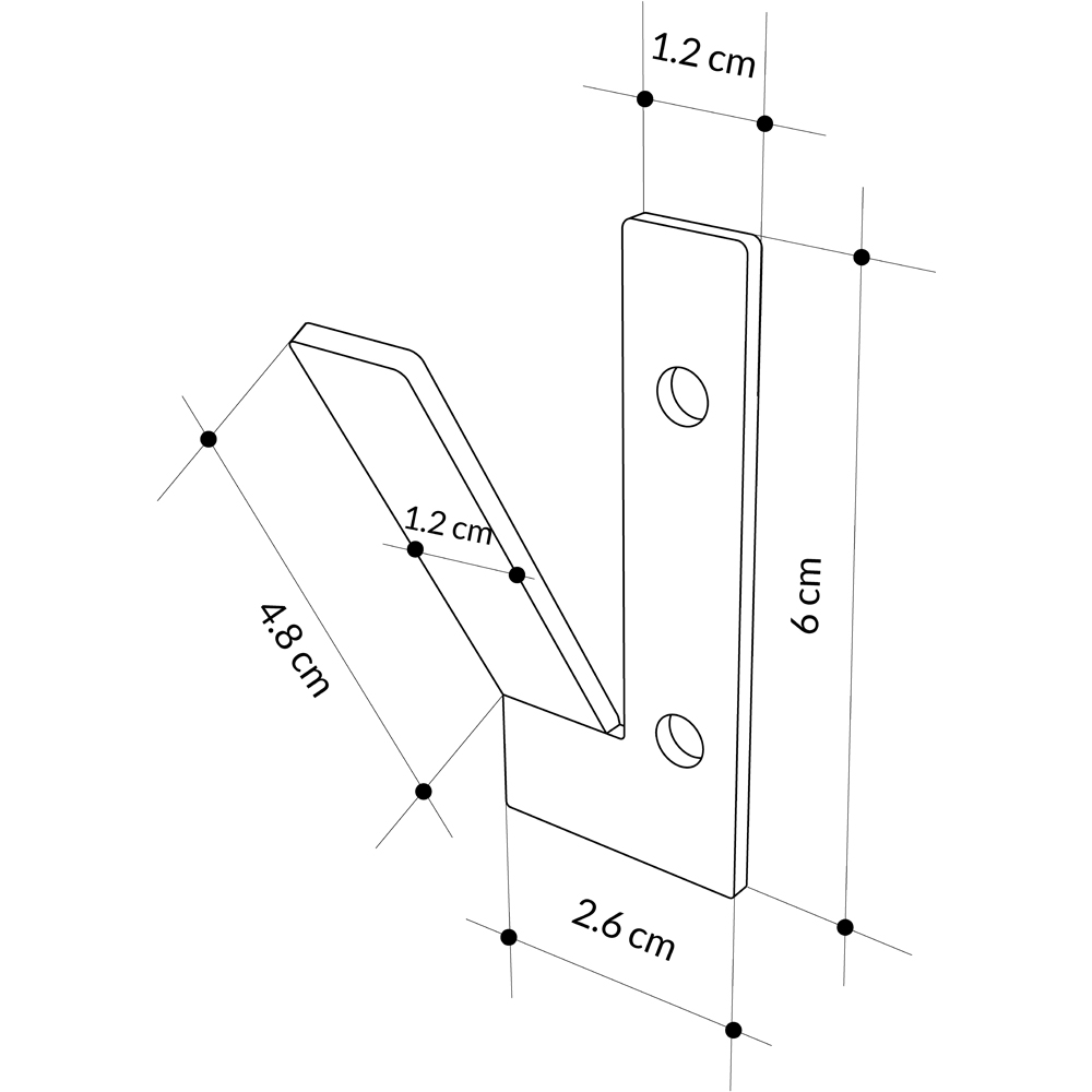 Decortie Nora Metal Hanger Hook Set 3 Pack Image 7
