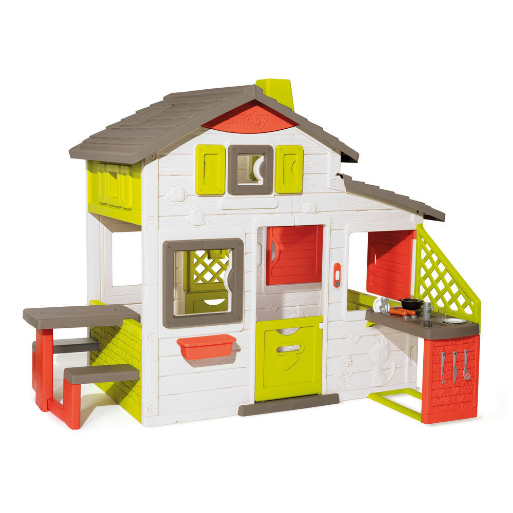 Smoby Neo Friends Playhouse and Kitchen Image 1