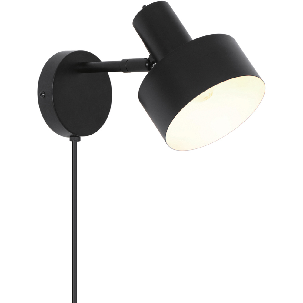 Nordlux Matis E27 Black Wall Light Image 1