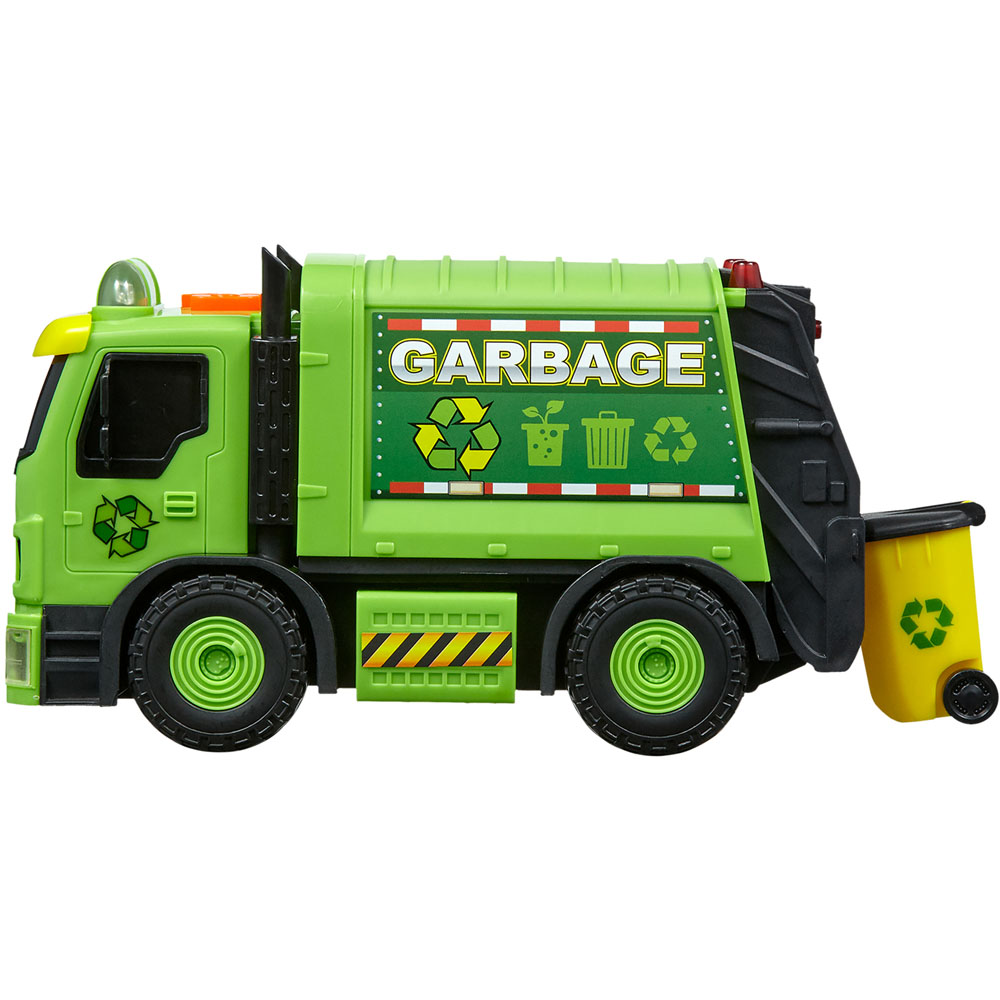 Nikko Road Rippers City Service Fleet Green Garbage Truck Image 3