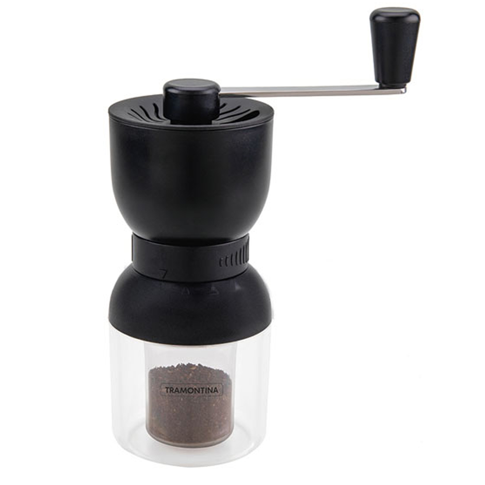 Tramontina Black Manual Coffee Grinder with Ceramic Burr Image 3