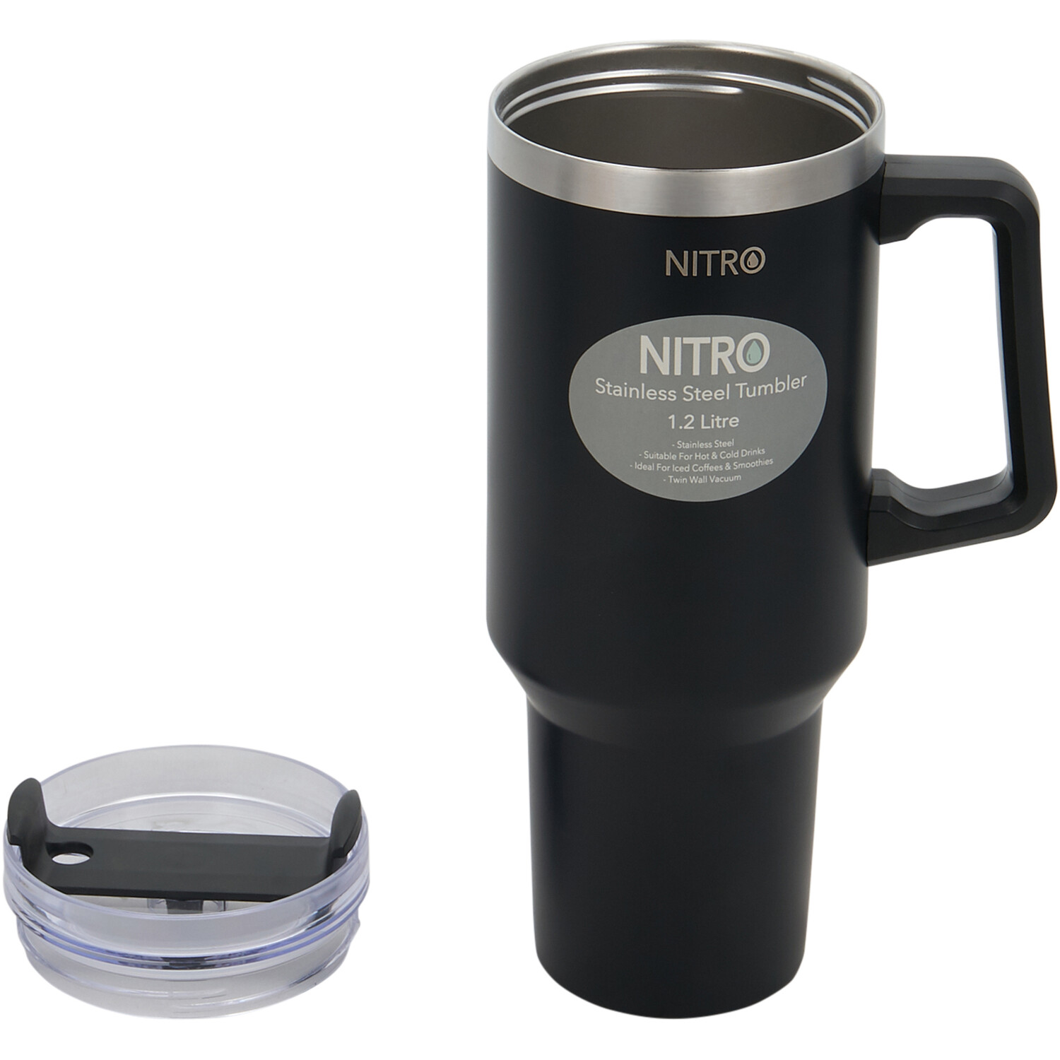 Nitro 1.2L Stainless Steel Tumbler - Black Image 5