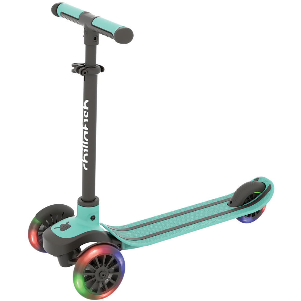 Chillafish Scotti Glow Mint Lean-to-Steer Scooter with LED Wheels Image 1