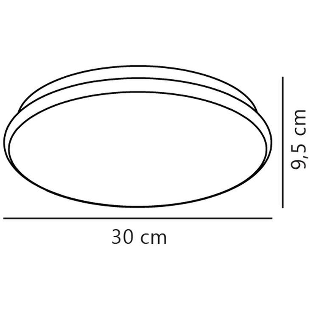 Nordlux Montone 30 1000 Lumens 2700K White LED Ceiling Light Image 5