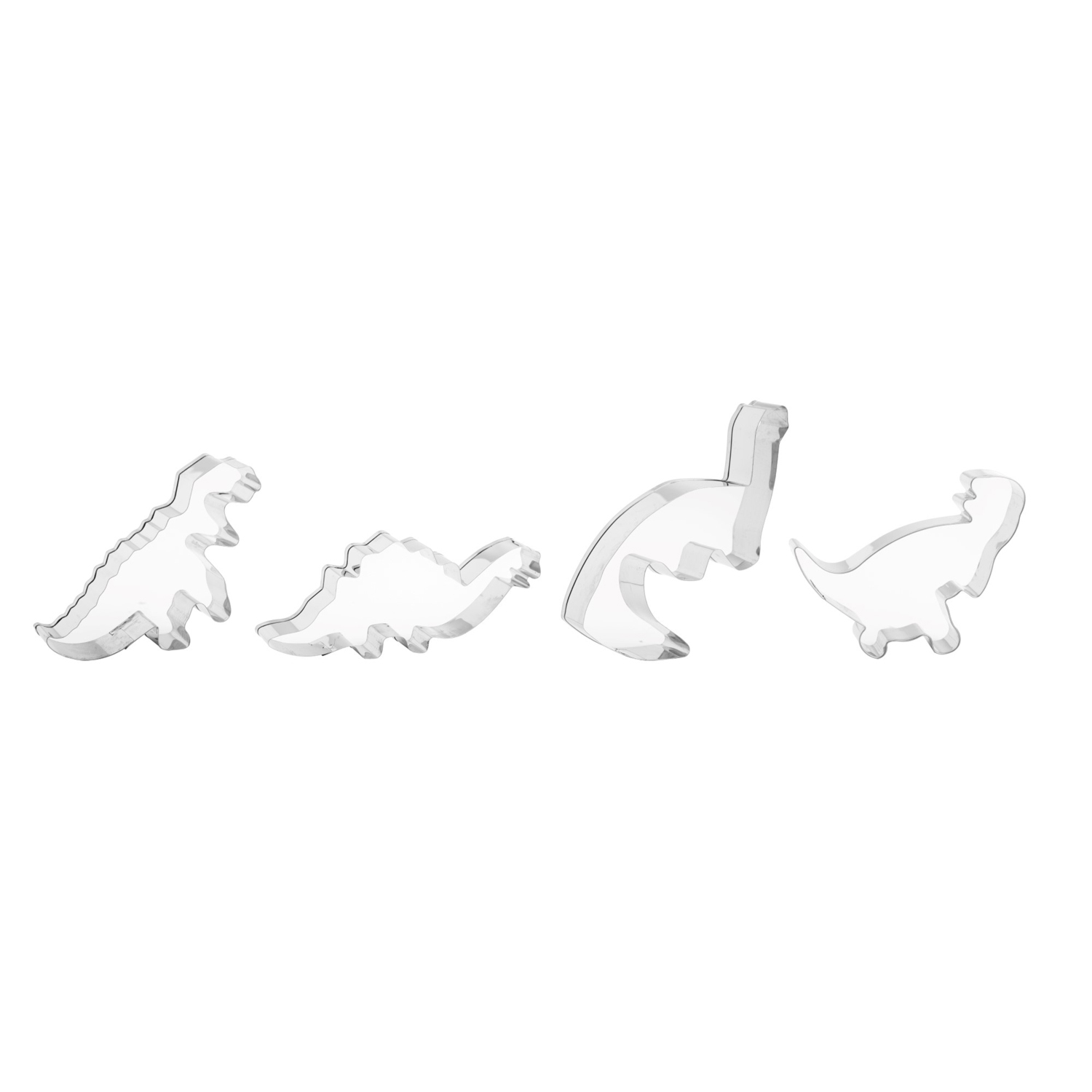 Pack of Four Mason Cash Dinosaur Cookie Cutters Image 1