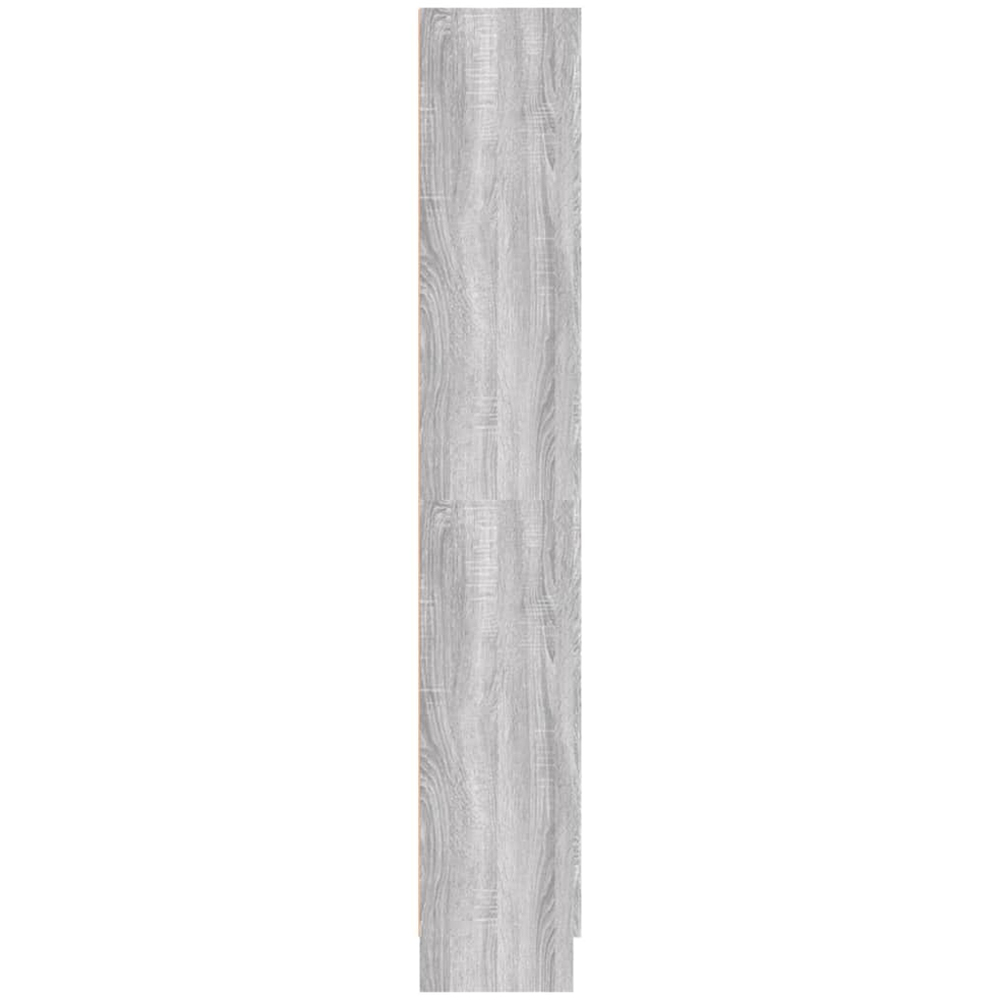 vidaXL 2 Door Grey Sonoma Oak Cabinet Image 6