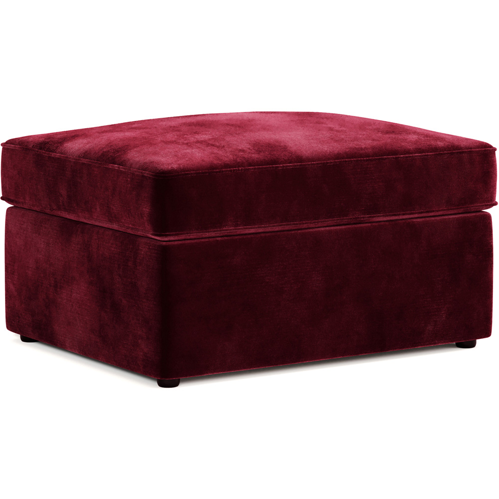 Jay-Be Shiraz Luxe Velvet Fold-Out Footstool Bed with Comfort Mattress Image 2