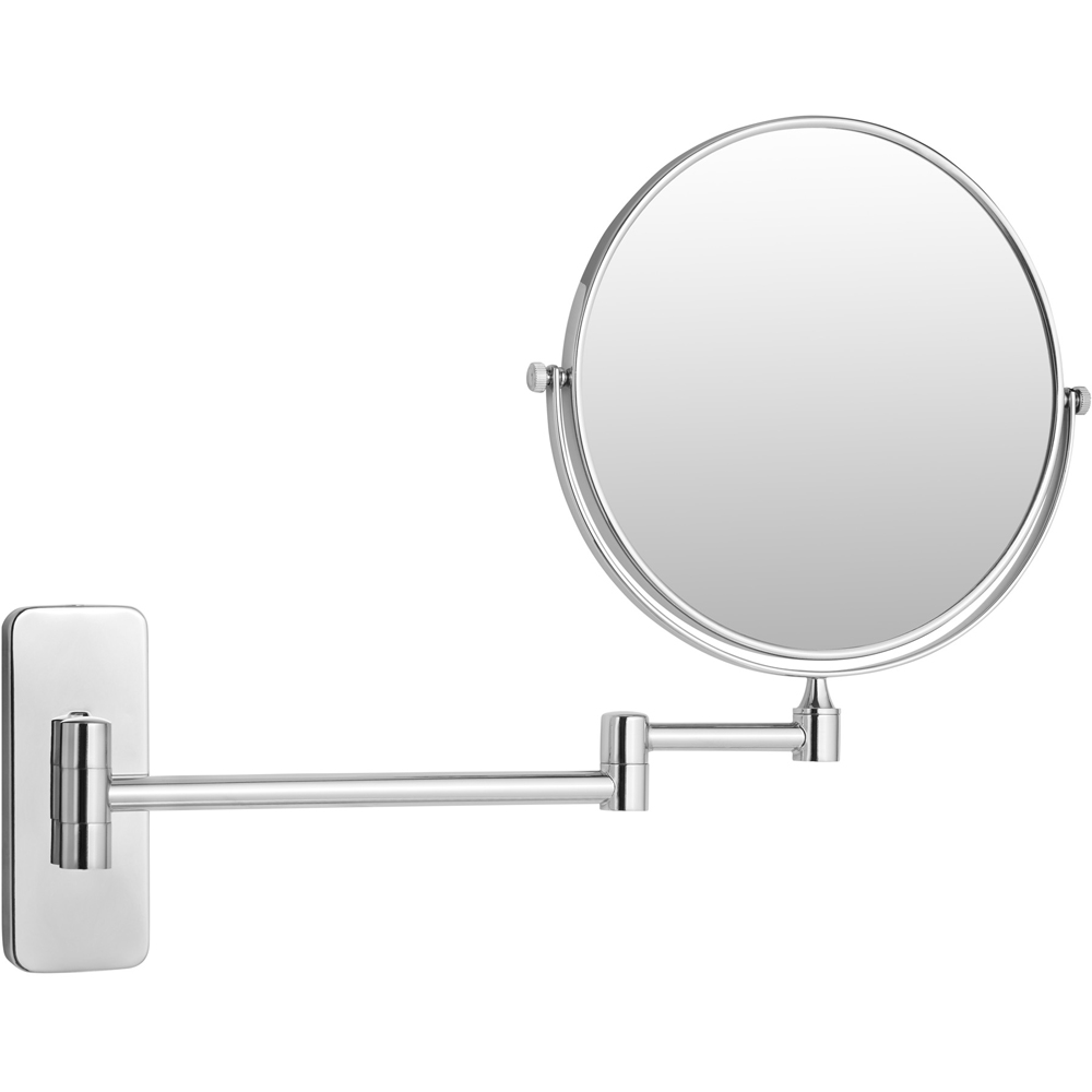 tectake Round Double Sided Vanity Mirror with 7x Magnification Image 3