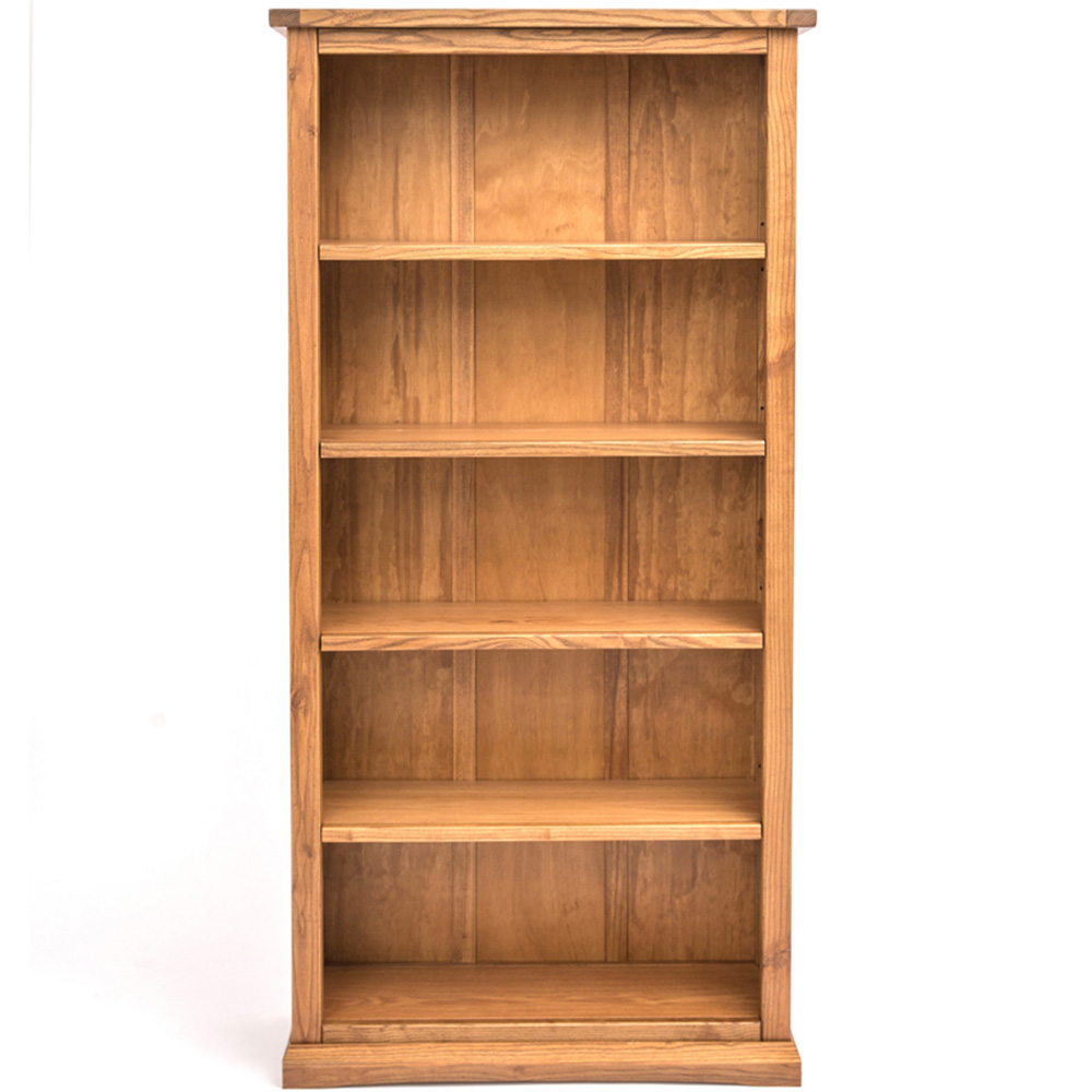 Salerno 5 Shelf Light Wood Bookcase Image 2