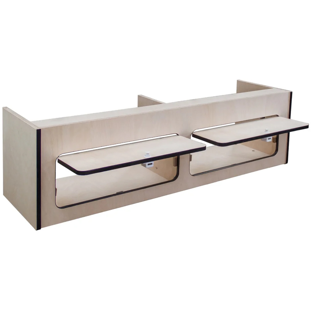 MonsterShop Black Trim Overhead Camper Cabinet 120 x 35 x 35cm Image 6