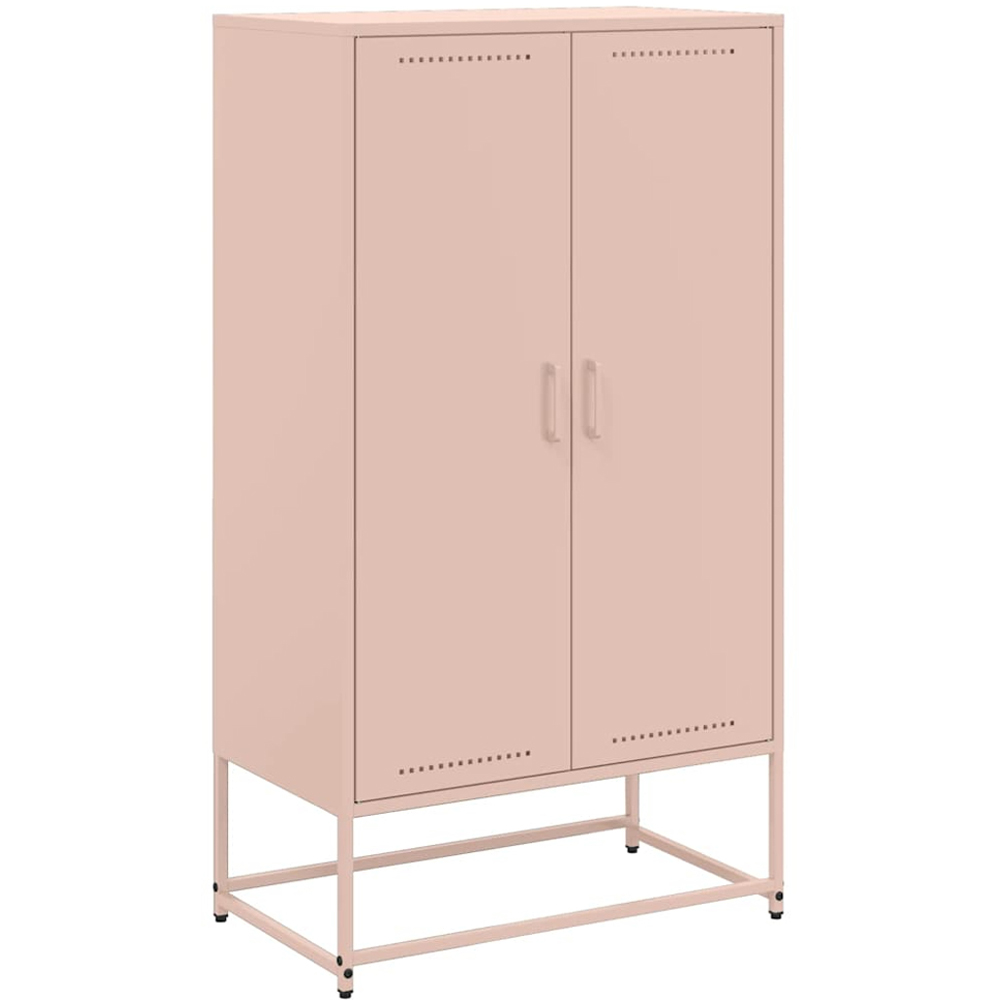 vidaXL 2 Door Pink Industrial Highboard Image 2