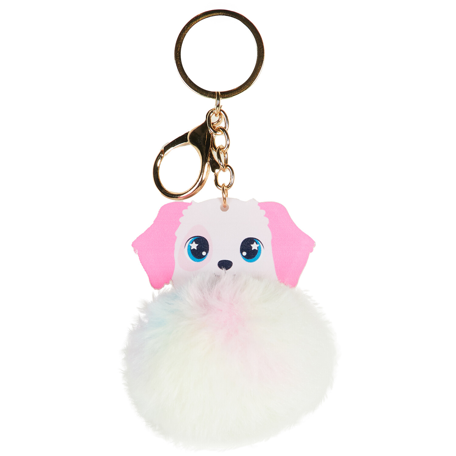 Dog or Cat Fluffy Keyring Image 2