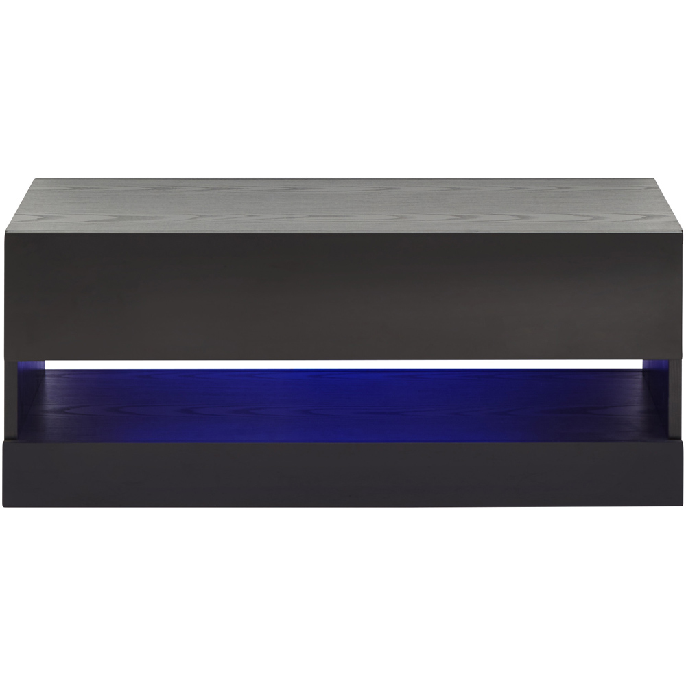 GFW Galicia Black LED Lift Up Coffee Table Image 2