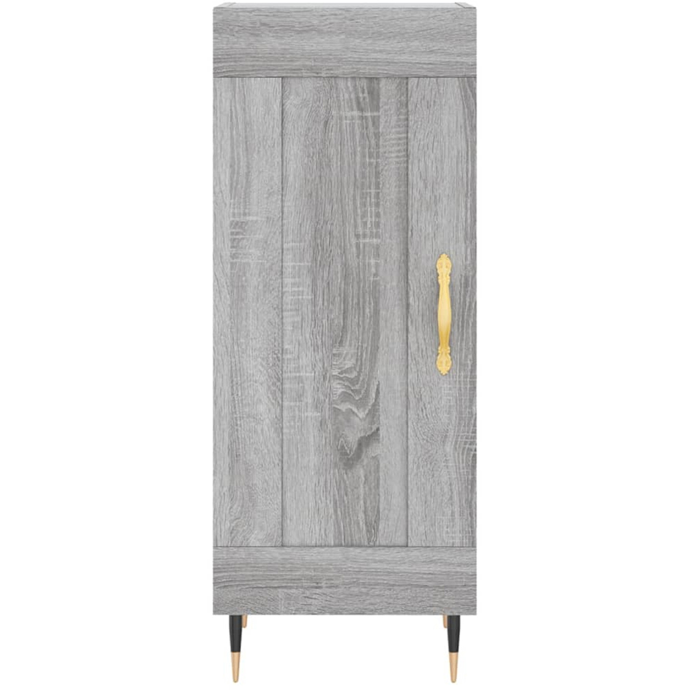 vidaXL Single Door Grey Sonoma Sideboard Image 5