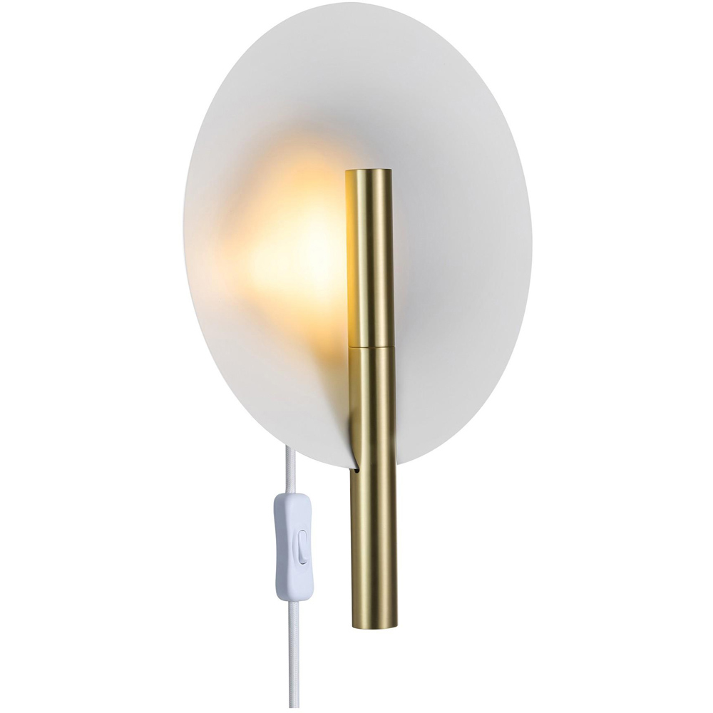 Nordlux Furiko Brushed Brass Wall Light Image 1