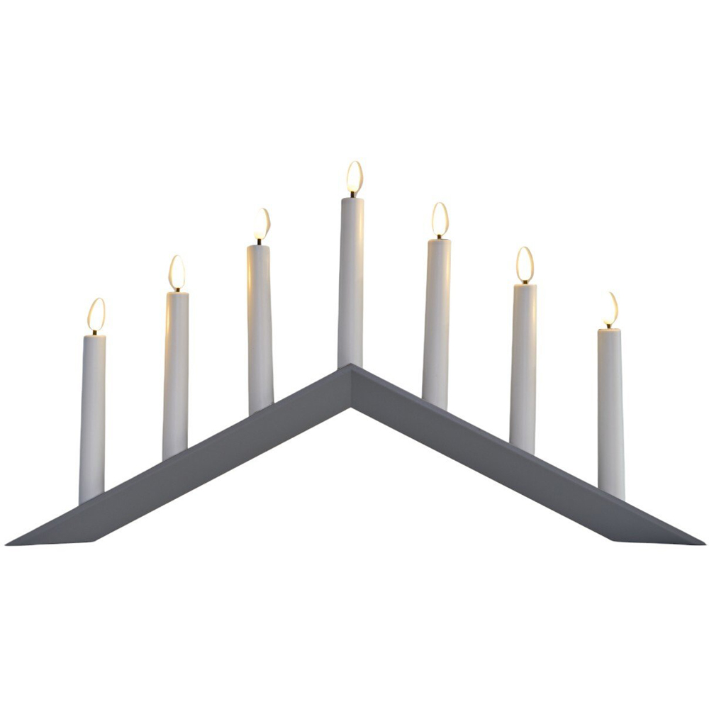 7 LED Candle Bridge Grey Image 7