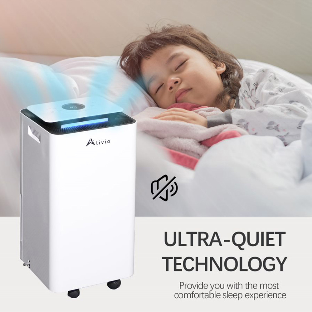 Alivio Low Energy Portable Dehumidifier with Washable Dust Filter 10L Image 5