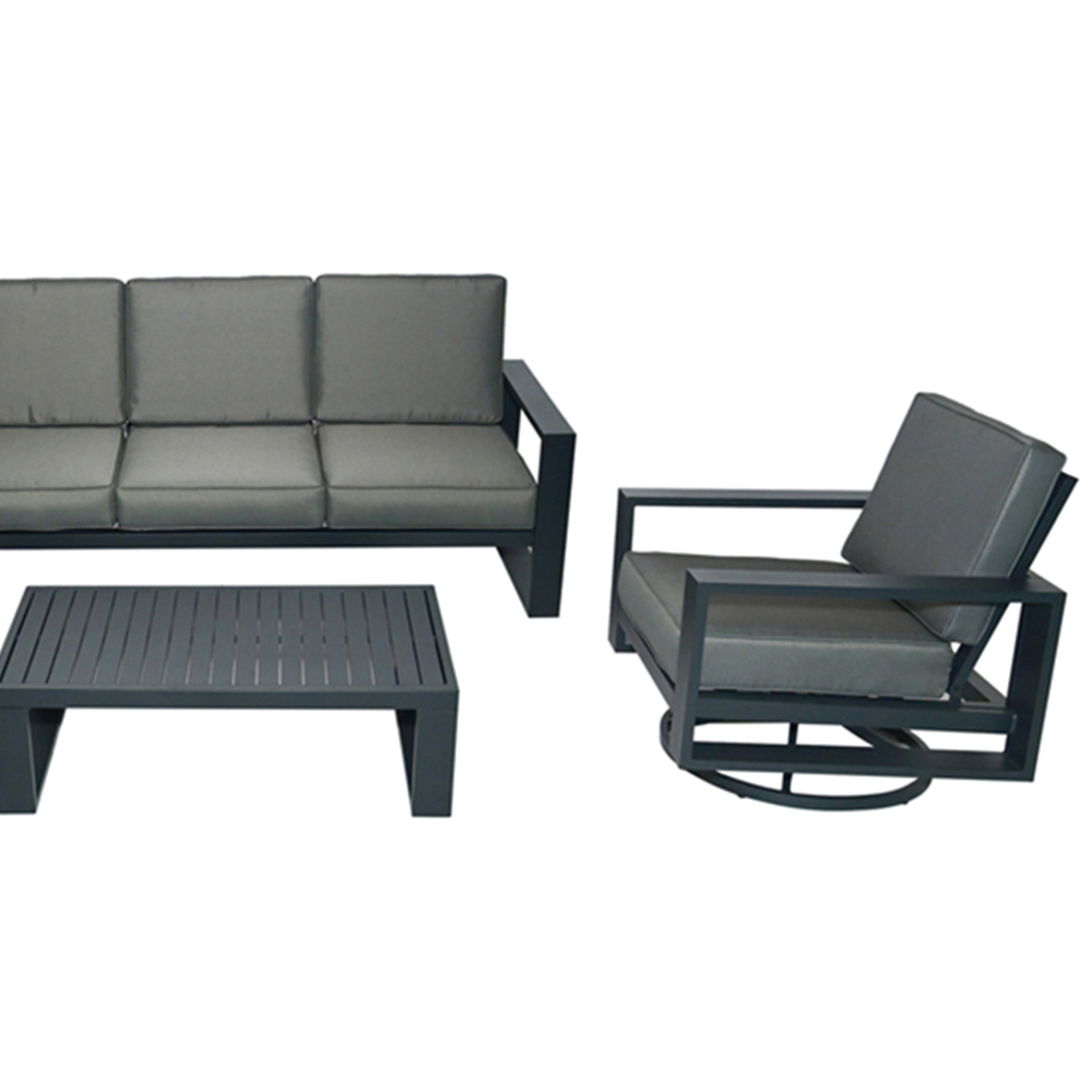 Furniture One 5 Seater Aluminium Garden Dining Set Image 4