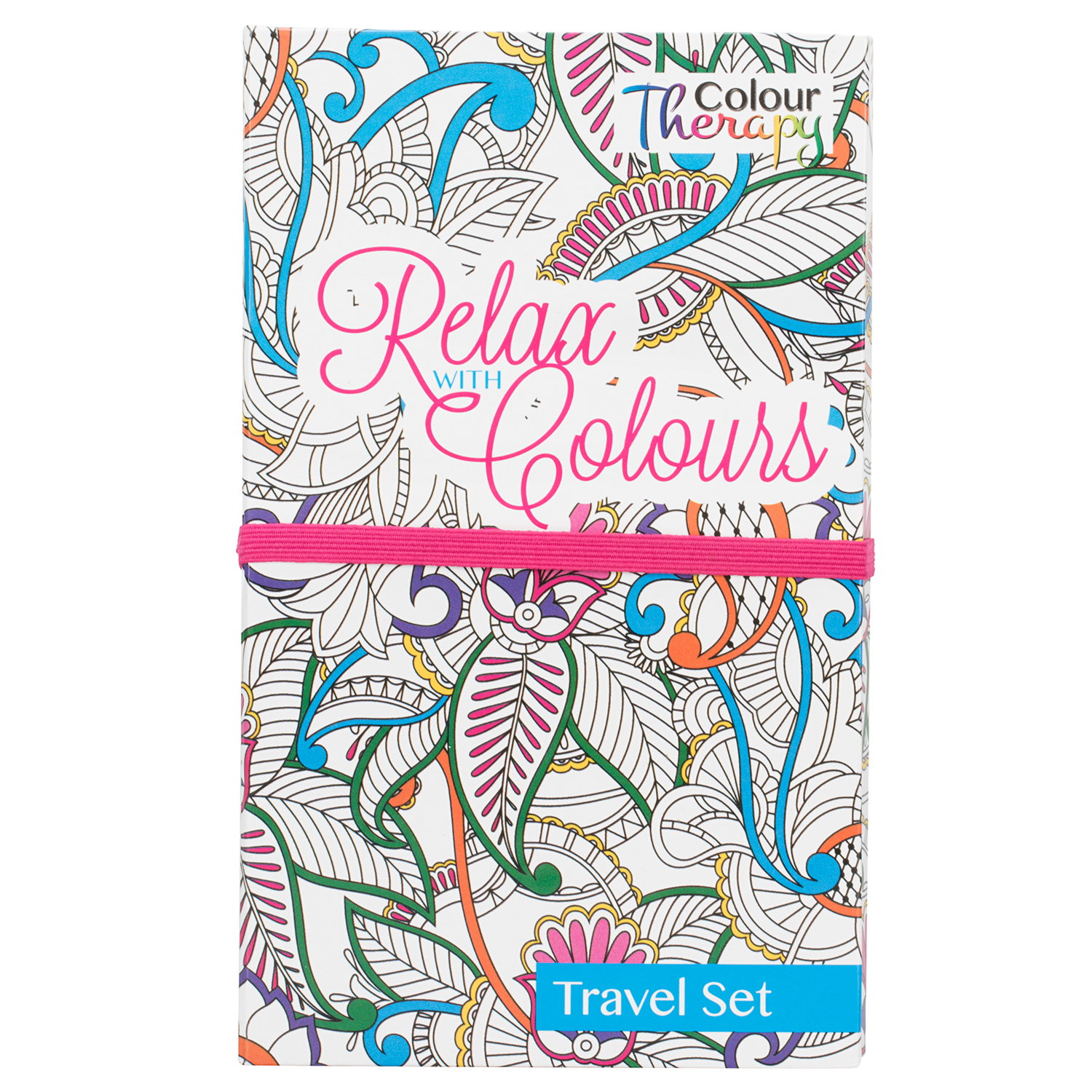 Colour Therapy Travel Colouring Set Image 1