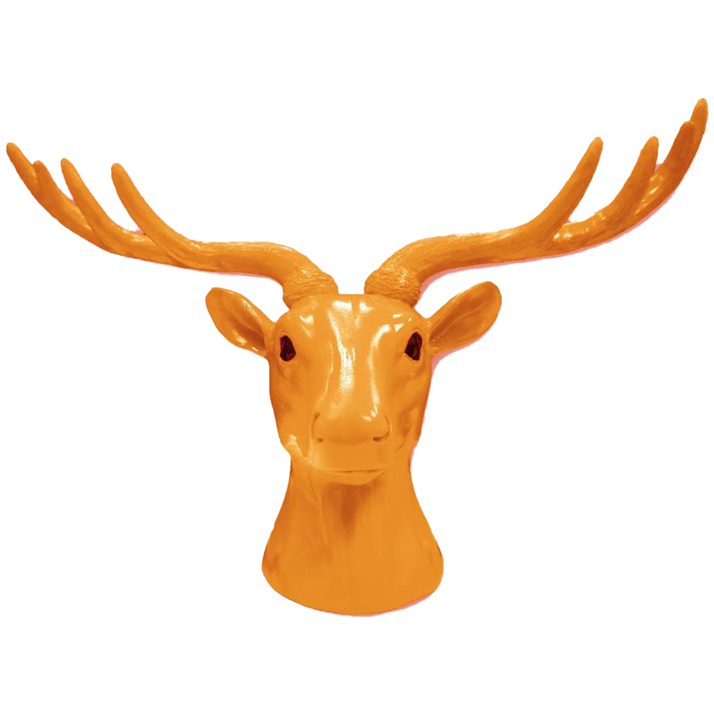 Walplus Amber Deer Animal Coat Hook Image 1
