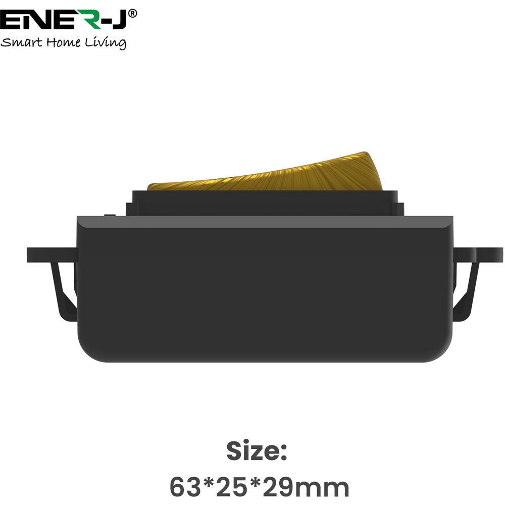 ENER-J Eco Series Antique Brass Wireless Kinetic Grid Switch Image 2