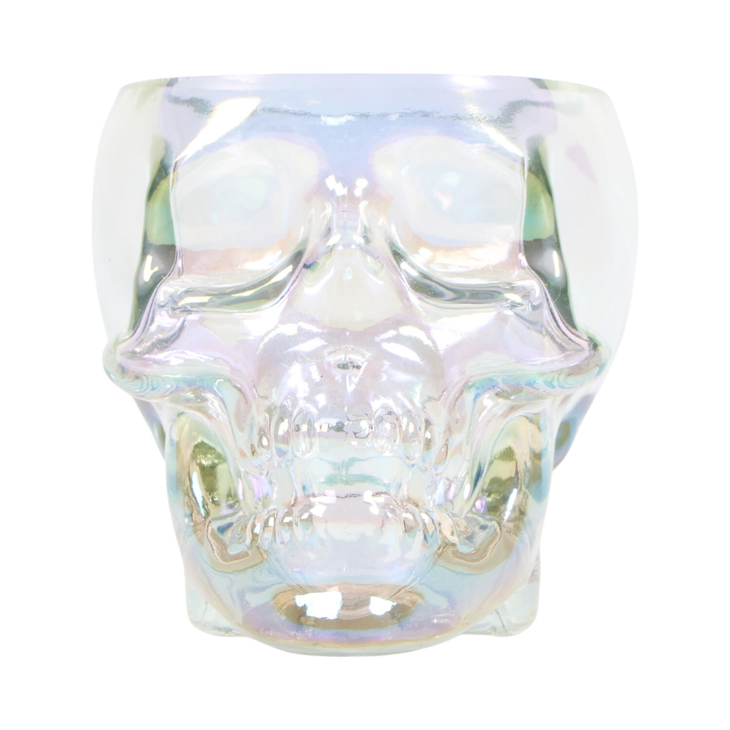Assorted Skull Tealight Holder Black or Clear Image 5