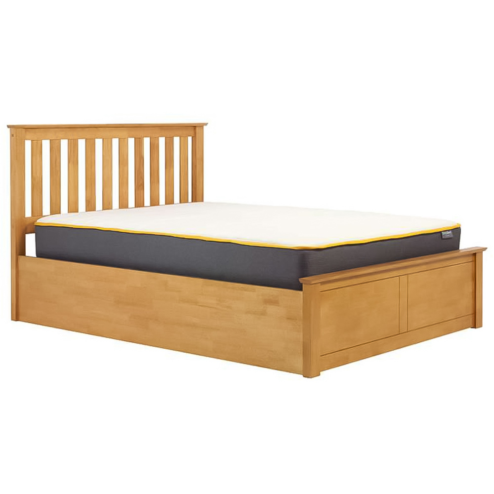 Phoenix Small Double Brown Ottoman Bed Image 4
