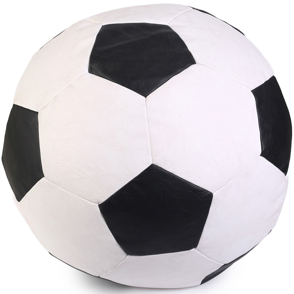 Kaikoo Black and White Football Beanbag Image 3