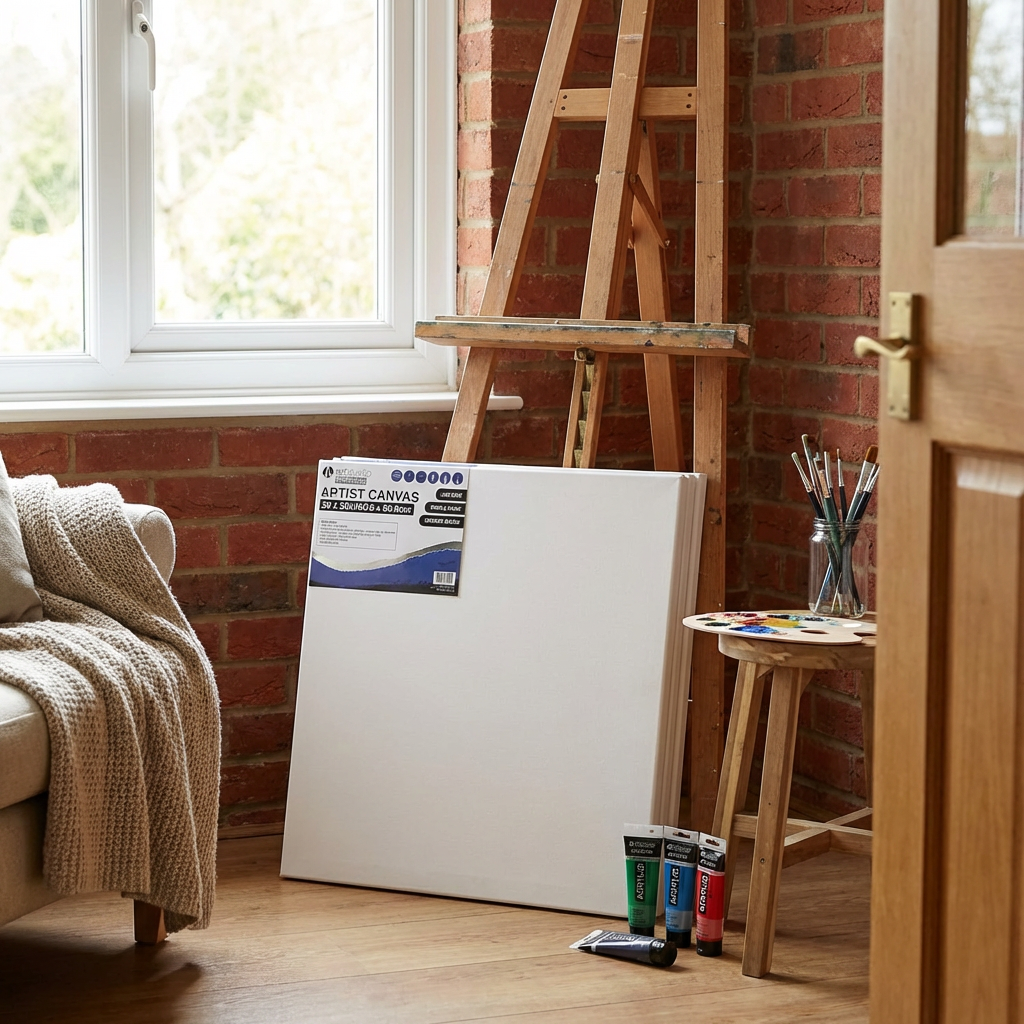 Art Studio Premium Artist Canvas 50.8 x 50.8cm 3 Pack Image 7