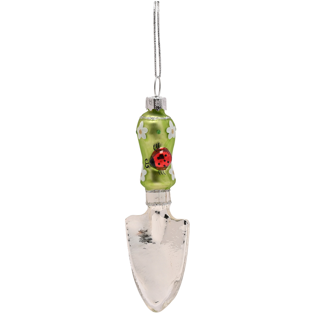 The Seasonal Gift Co Glass Gardening Tool Hanging Decoration 5 Piece Image 2