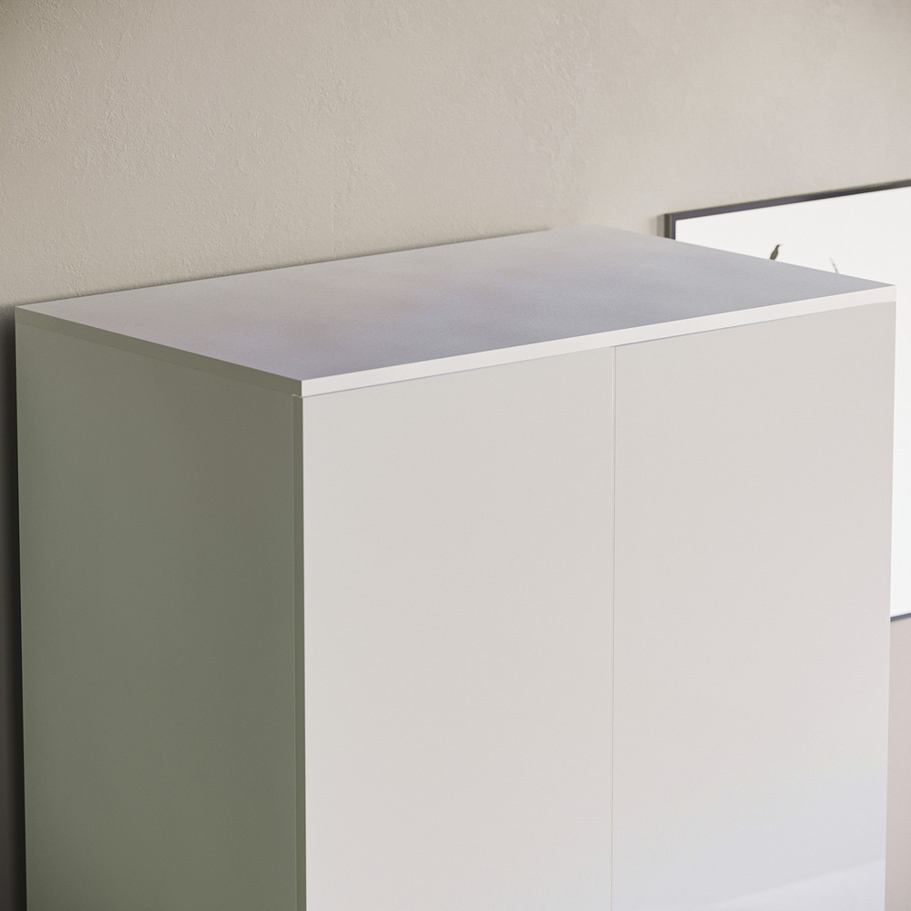 Vida Designs Hulio 2 Door White Wardrobe Image 4