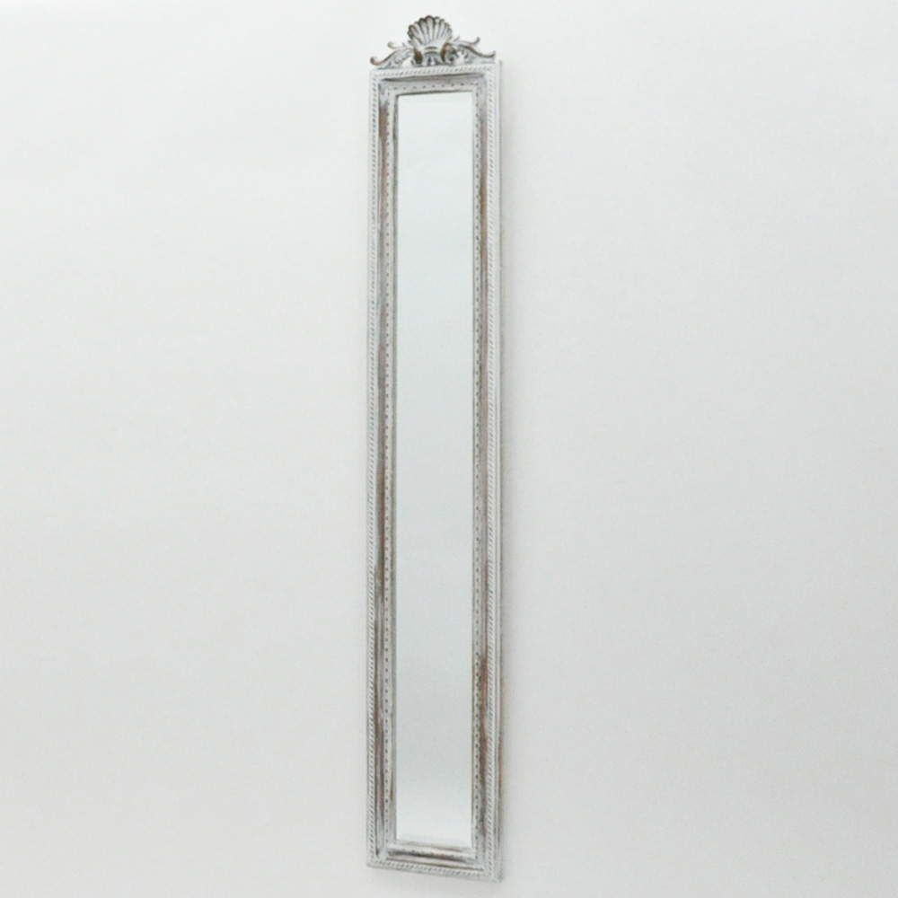 Acacia Home Light Washed Slim Wall Mirror 109 x 13cm Image 3